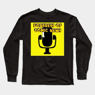 Fortress of Comic News Microphone Long Sleeve T-Shirt